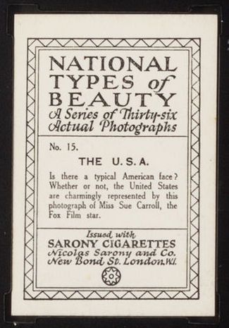 1928 National Types of Beauty